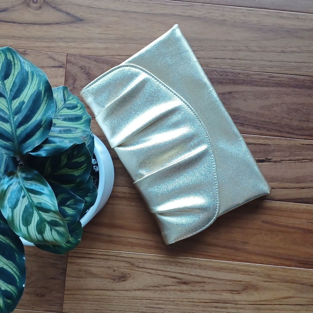 🌿Vintage Gold Evening Clutch